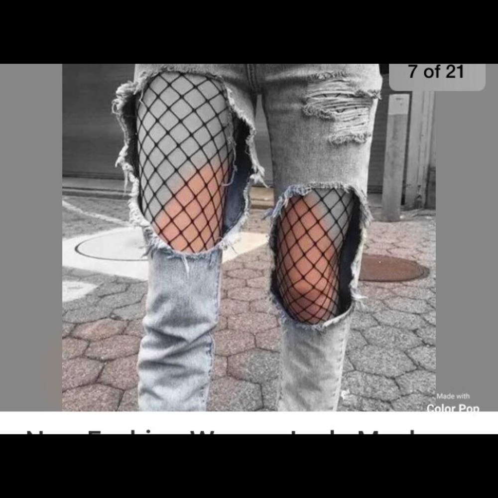 New mesh fish net stocks black